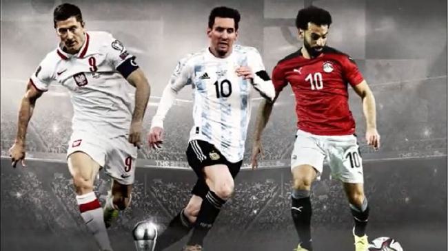 国际足联公布最佳球员候选 梅西莱万萨拉赫入围